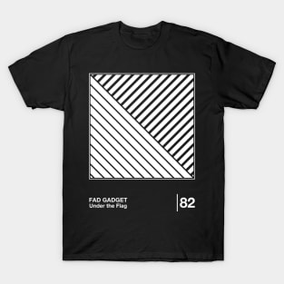 Fad Gadget / Minimalist Graphic Artwork Fan Design T-Shirt